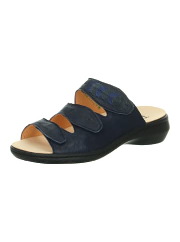 Think! Tieffußbett Pantolette CAMILLA DAMEN in Indigo/Kombi