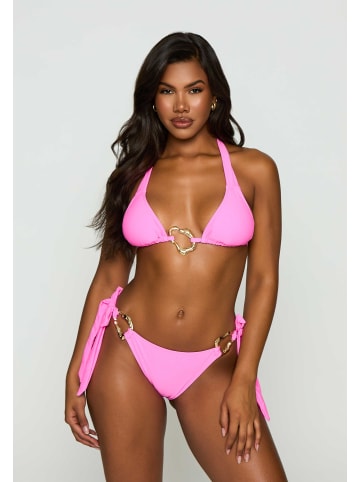 Moda Minx Bikinioberteil IRREGULAR HOOP SINGLE HOOP TRIANGLE TOP in Barbie Pink