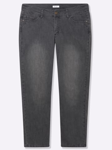sheego Jeans in grey denim