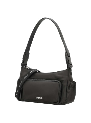 HUGO Women's Bel - Schultertasche 24 cm (black) in schwarz