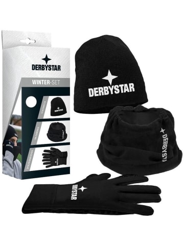 Derbystar Mütze "Winter-Set V22" in Schwarz