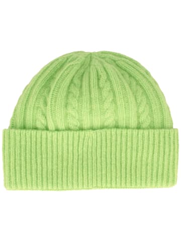 BREITER Strickmütze in grün