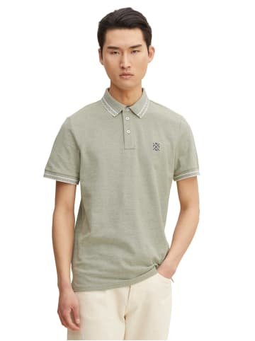 Tom Tailor Poloshirt TWOTONED in Grün