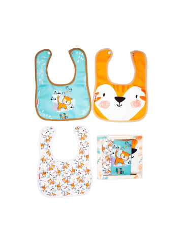 just2little 3er Set Lätzchen Unicorn in Orange