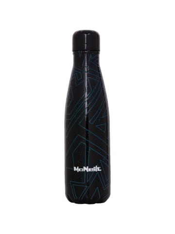 McNeill Thermo-Metall-Trinkflasche TRON in schwarz