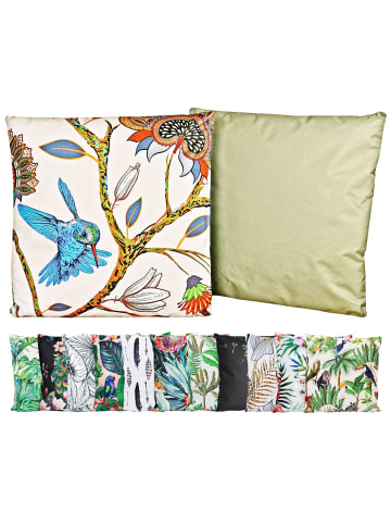 JACK Outdoor Dekokissen Motiv 45x45cm inkl. Füllung Kolibri Blau