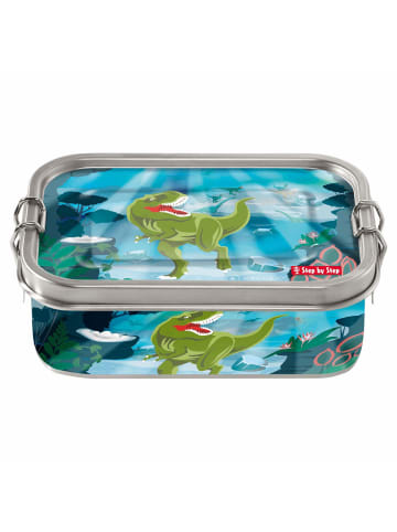 Step by Step Edelstahl Lunchbox 18 cm in wild t-rex taro