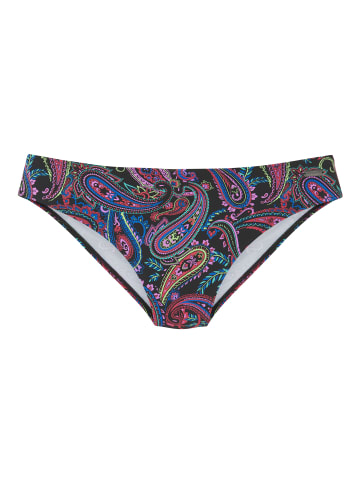 Venice Beach Bikini-Hose in schwarz bedruckt