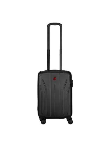 Wenger Oryson 4 Rollen Kabinentrolley S 54 cm mit Dehnfalte schwarz