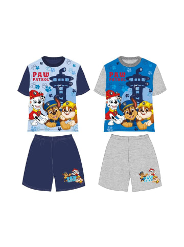 Paw Patrol Tower Kurzpyjama Kinder 2 Jahre – Schlafanzug Blau