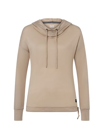 super.natural Kapuzensweat W FUNNEL HOODIE in Beige