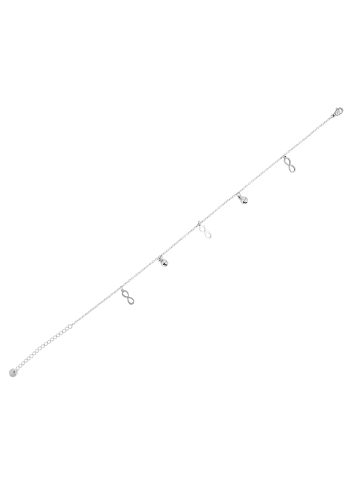 Adeliás Damen Anhänger aus Edelstahl mit Perle in silber