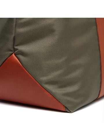 The Chesterfield Brand Otta Shopper Tasche Leder 40 cm Laptopfach steel green