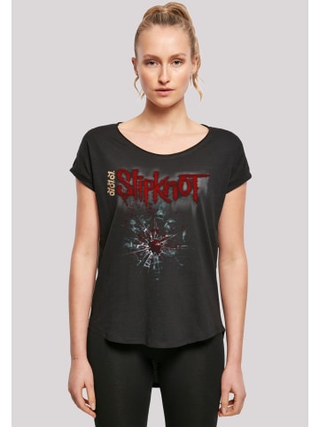 F4NT4STIC Long Cut T-Shirt Slipknot Metal Band in schwarz