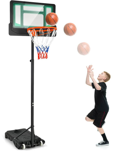COSTWAY 90-210 cm Basketballständer in Grün