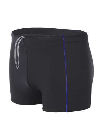 Aquarti Aquarti Herren Badehose Kurz mit Kontrastpaspel in schwarz Modell 2