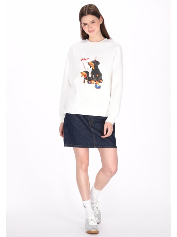 myMo Women Sweatshirt in offwhite