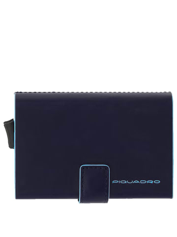 Piquadro Blue Square - Kreditkartenetui 10cc 10 cm RFID in night blue