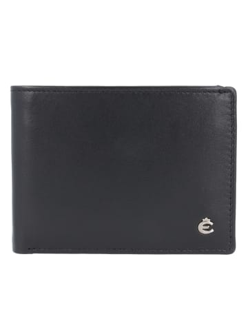 Esquire Harry Geldbörse Leder 10,5 cm in schwarz