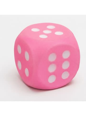relaxdays 6 x Schaumstoffwürfel in Pink - (B)7,5 x (H)7,5 x (T)7,5 cm