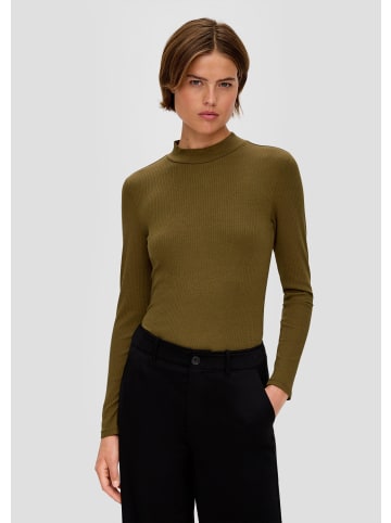 s.Oliver T-Shirt langarm in Olive