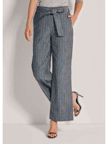 MADELEINE Weite Hose zum Schlüpfen in rauchblau