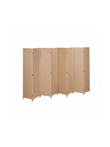 relaxdays Paravent in Natur - (B)320 x (H)170 cm