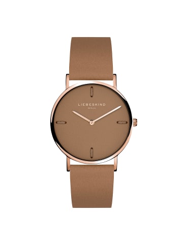 LIEBESKIND BERLIN Armbanduhr The Leather One in braun