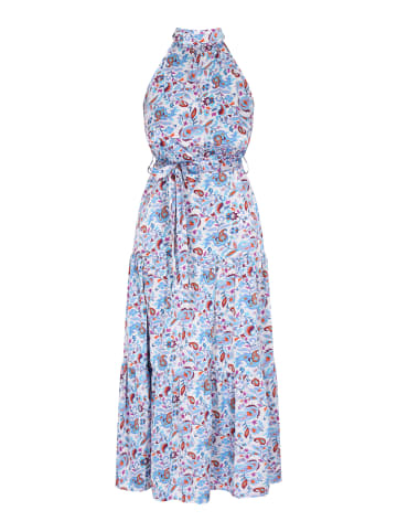 IZIA Women Dress in blue multicolor
