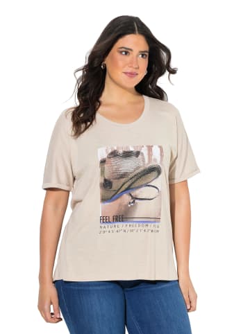 Ulla Popken Shirt in dunkles kitt