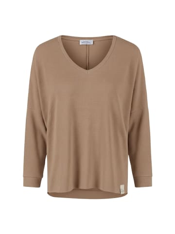 Cotton Candy Langarmshirt in wood melange