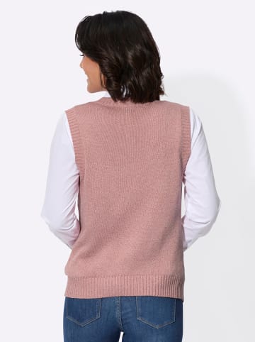 WITT WEIDEN Pullunder in rosenholz-ecru-meliert