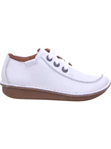 Clarks Schnürhalbschuh in weiß