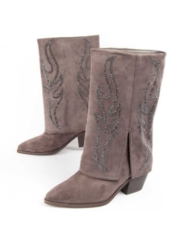 Montevita Stiefelette mit Absatz, Faldde2 in Grau