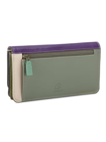 MYWALIT Geldbörse Leder 17 cm orchid