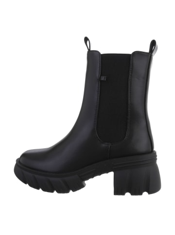 Ital-Design Stiefelette in Schwarz