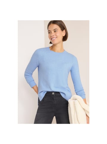Cecil Pullover in sporty light blue melange