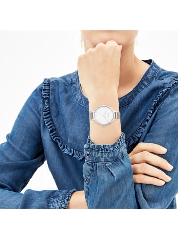 s.Oliver Armbanduhr Charming Time in silber