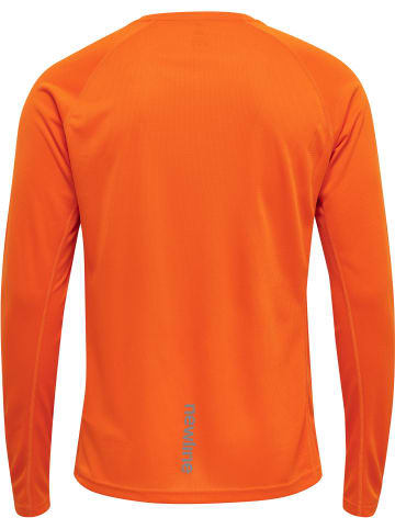 Newline T-Shirt L/S Men Core Running T-Shirt L/S in ORANGE TIGER