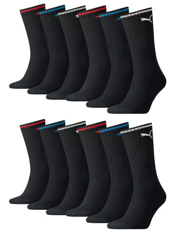 Puma Socken CREW SOCK STRIPE 12 Paar in Black