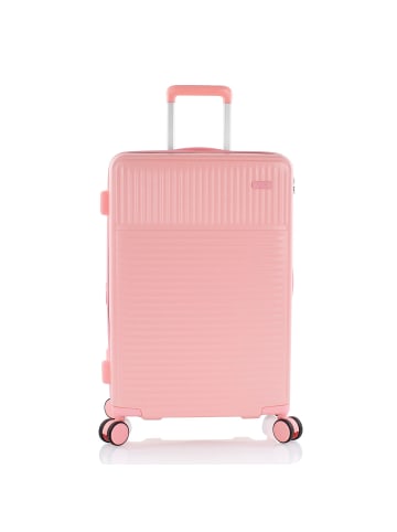 Heys Pastel 4 Rollen Trolley M 66 cm mit Dehnfalte in blush
