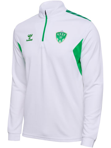 Hummel Halbreißverschluss Sweatshirt Asse 23/24 Fußball Herren in BRIGHT WHITE