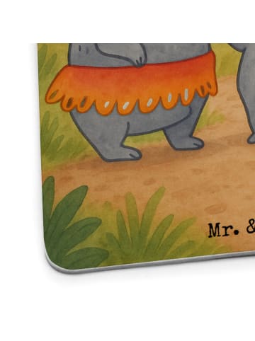 Mr. & Mrs. Panda Tassenuntersetzer Koala Familie Design ohne Spruch in Weiß