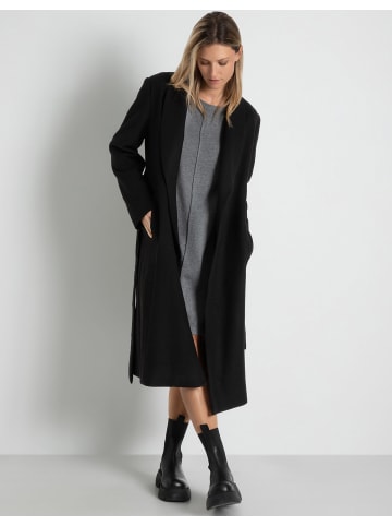 More & More langer, klassischer Mantel in black