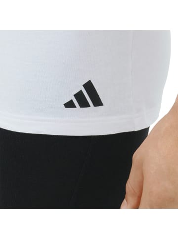 adidas T-Shirt 6er Pack in Weiß