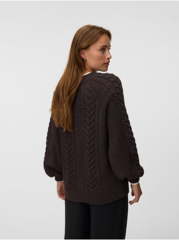 Vero Moda Strickpullover in Chocolate Torte
