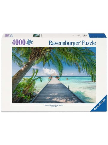 Ravensburger Ravensburger Puzzle 4.000 Teile Traumstrand auf den Malediven in bunt