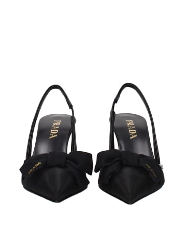 PRADA Schwarz Fasern High Absatz Pumps