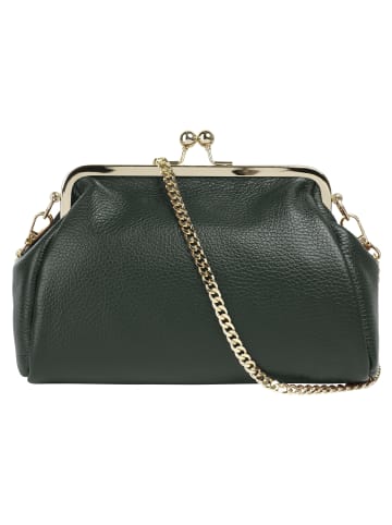Cluty Abendtasche in dunkelgrün
