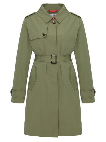 MANISA Damen Trenchcoat in grün